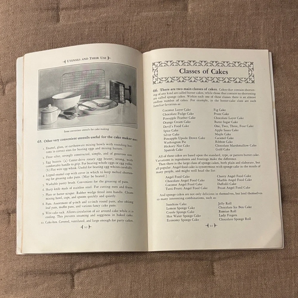 Swans Down Cake Manual Handbook